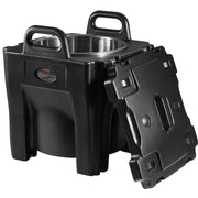 Insulated Food Carrier, 30L Capacity, Stackable Catering Hot Box with Stainless Steel Barrel, Top Load LLDPE V952-SPBWXHSBWT30LBMYXV0