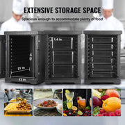 Insulated Food Pan Carrier, 90L Hot Box for Catering, LLDPE Food Box Carrier with Double Buckles, Front V952-SPBWXHSEPP90LLAXYV0