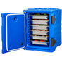 Insulated Food Pan Carrier, 90L Hot Box for Catering, Food Box Carrier with Double Buckles, Front Loading V952-SPBWXLSLLDPE2ZZ3JV0