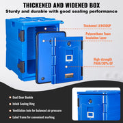 Insulated Food Pan Carrier, 90L Hot Box for Catering, Food Box Carrier with Double Buckles, Front Loading V952-SPBWXLSLLDPE2ZZ3JV0