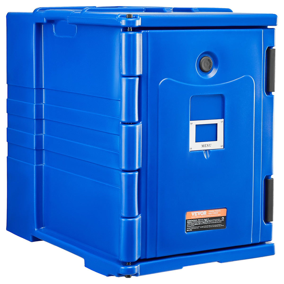 Insulated Food Pan Carrier, 90L Hot Box for Catering, Food Box Carrier with Double Buckles, Front Loading V952-SPBWXLSLLDPE2ZZ3JV0