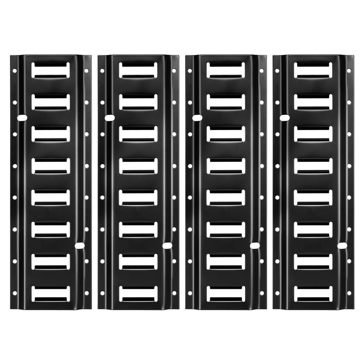 E-Track Tie-Down Rail Kit, 4 Pack 0.4 m E Tracks Set, 21 Pcs Includes 2 Ratchet Straps & 4 O-Rings & 4 V952-SPEXGD13FT15AAGQD001V0