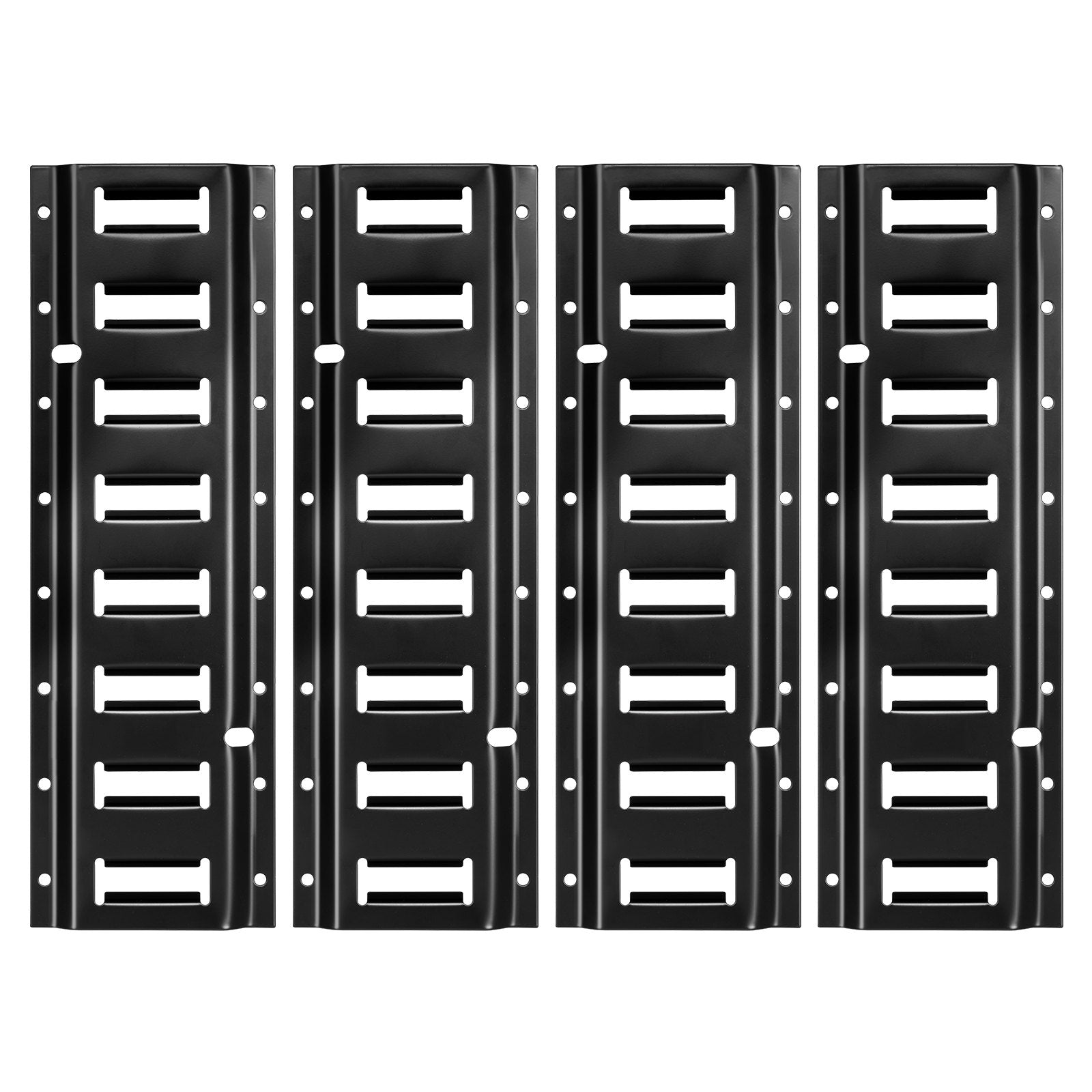 E-Track Tie-Down Rail Kit, 4 Pack 0.4 m E Tracks Set, 21 Pcs Includes 2 Ratchet Straps & 4 O-Rings & 4 V952-SPEXGD13FT15AAGQD001V0