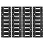 E-Track Tie-Down Rail Kit, 4 Pack 0.4 m E Tracks Set, 21 Pcs Includes 2 Ratchet Straps & 4 O-Rings & 4 V952-SPEXGD13FT15AAGQD001V0