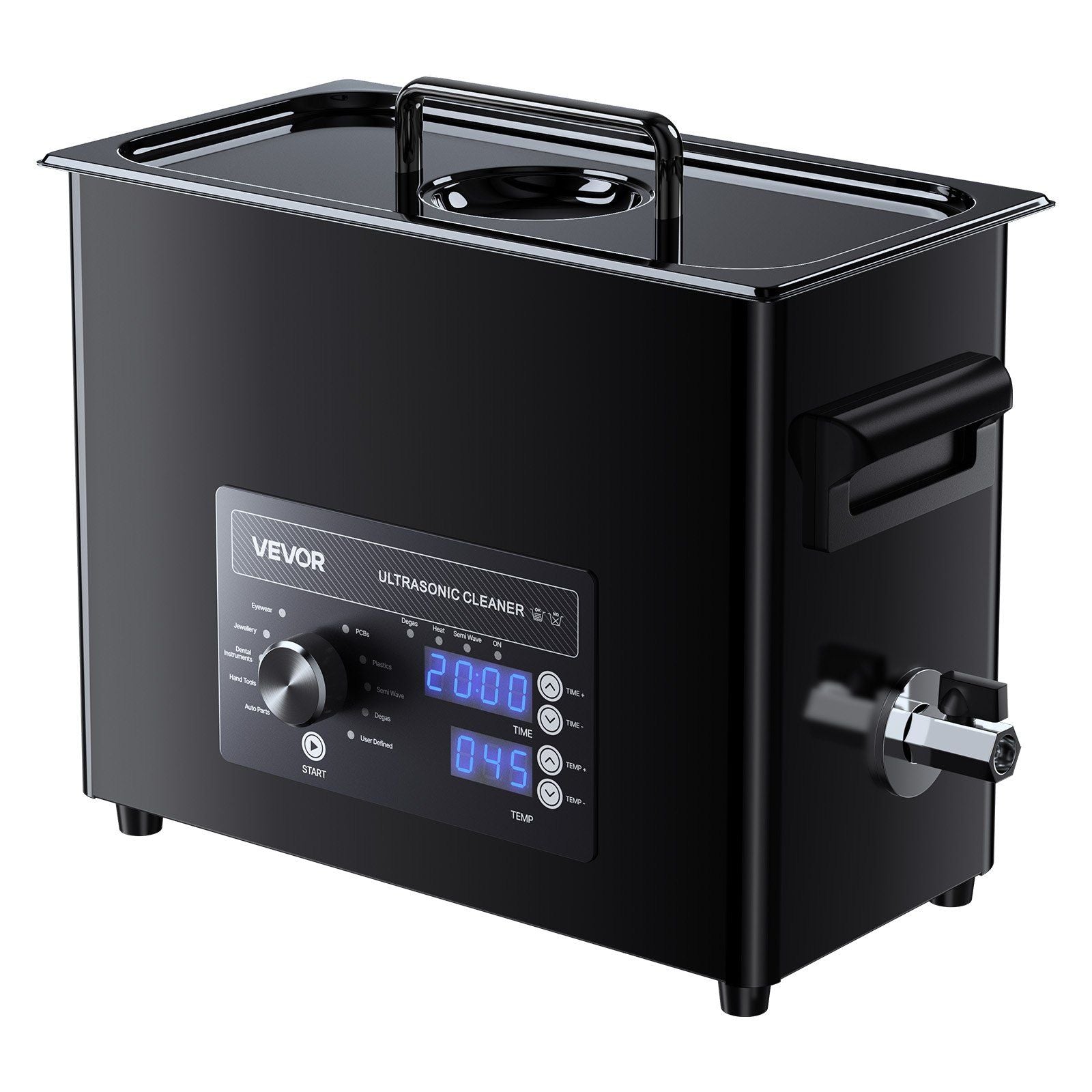 6L Ultrasonic Cleaner, Professional Ultrasonic Cleaner Machine with Knob Control, Stainless Steel Cleaning V952-SPLXNAJKZCSB8NCQI001V3