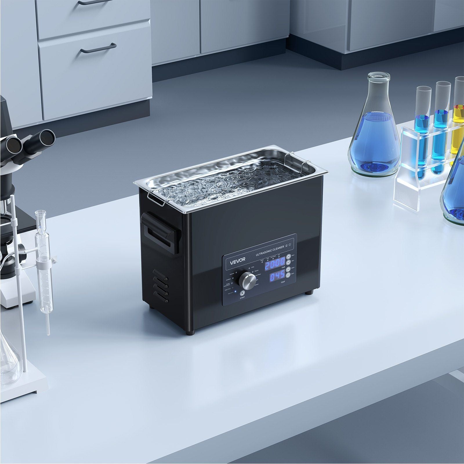 6L Ultrasonic Cleaner, Professional Ultrasonic Cleaner Machine with Knob Control, Stainless Steel Cleaning V952-SPLXNAJKZCSB8NCQI001V3