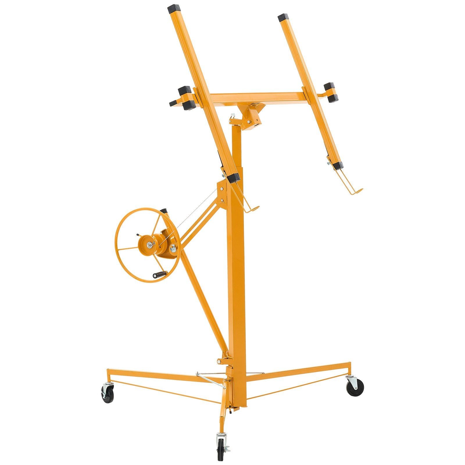 3353mm Drywall Lift, Heavy-Duty 68 kg Sheetrock Hoist with Adjustable Telescoping Arm, Lockable Wheels, V952-SPSJJHS95FT1QDU00001V0
