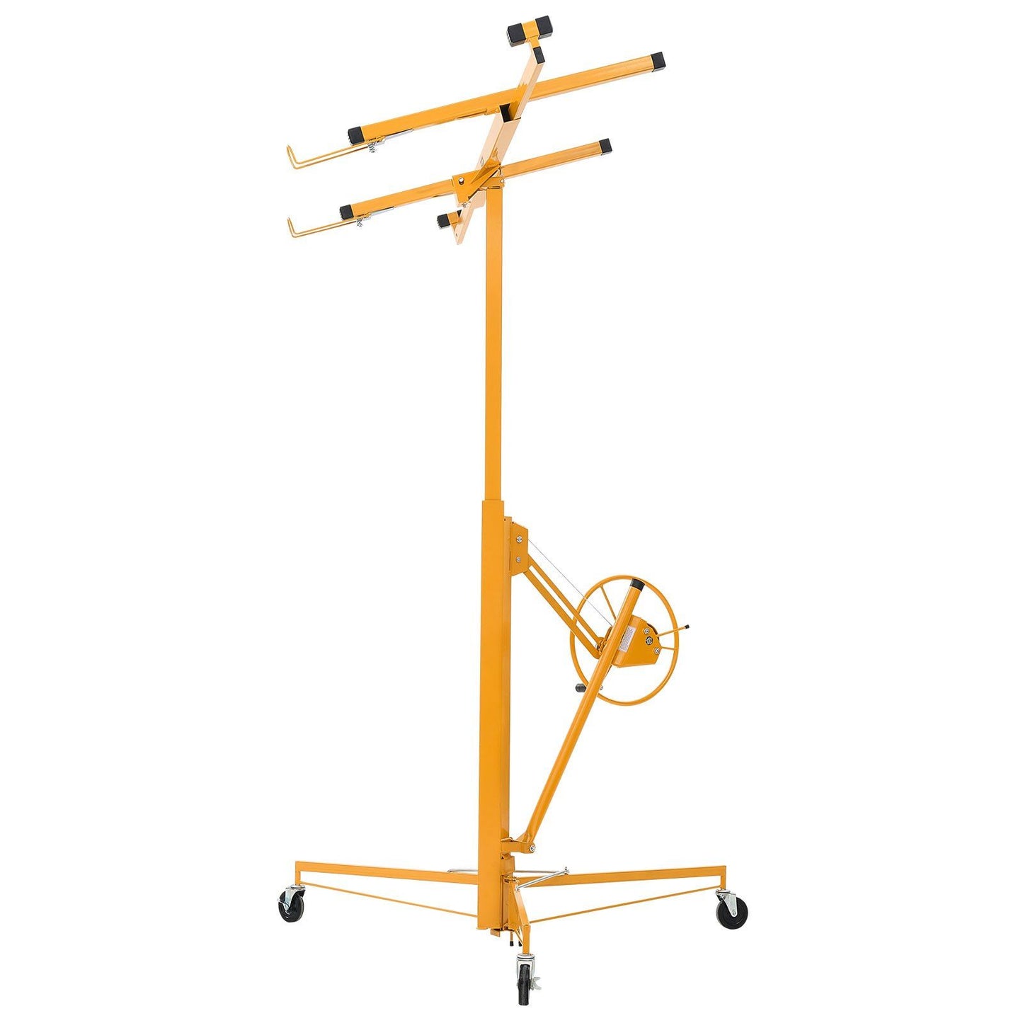 3353mm Drywall Lift, Heavy-Duty 68 kg Sheetrock Hoist with Adjustable Telescoping Arm, Lockable Wheels, V952-SPSJJHS95FT1QDU00001V0