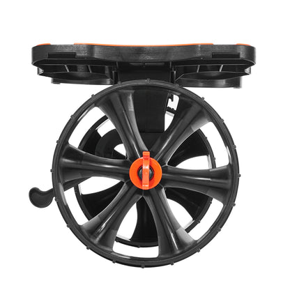 Kayak Cart, 136.1 kg Load Capacity, Foldable Kayak Trolley with 25.4 cm Solid Rubber Tires & 1 Ratchet Strap, V952-SPSPHTTC10IN15RM2001V0