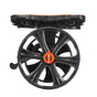 Kayak Cart, 136.1 kg Load Capacity, Foldable Kayak Trolley with 25.4 cm Solid Rubber Tires & 1 Ratchet Strap, V952-SPSPHTTC10IN15RM2001V0