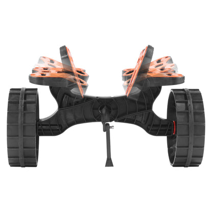 Kayak Cart, 136.1 kg Load Capacity, Foldable Kayak Trolley with 25.4 cm Solid Rubber Tires & 1 Ratchet Strap, V952-SPSPHTTC10IN15RM2001V0