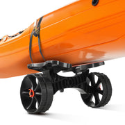 Kayak Cart, 136.1 kg Load Capacity, Foldable Kayak Trolley with 25.4 cm Solid Rubber Tires & 1 Ratchet Strap, V952-SPSPHTTC10IN15RM2001V0