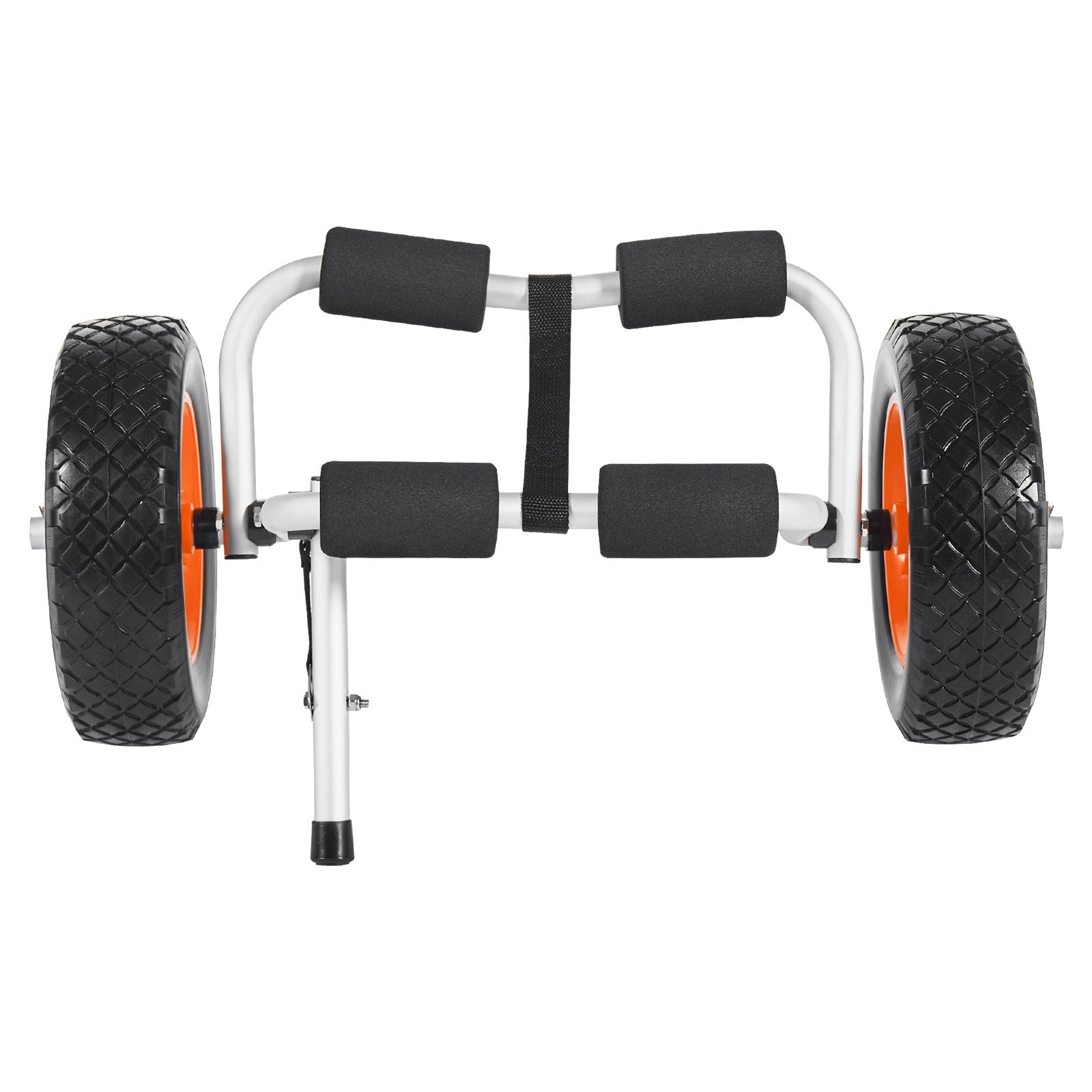 Kayak Cart, 90 kg Load Capacity, Foldable Kayak Trolley with 25.4 cm Solid Rubber Tires & 1 Ratchet Strap, V952-SPSPHTTC10IN3S906001V0