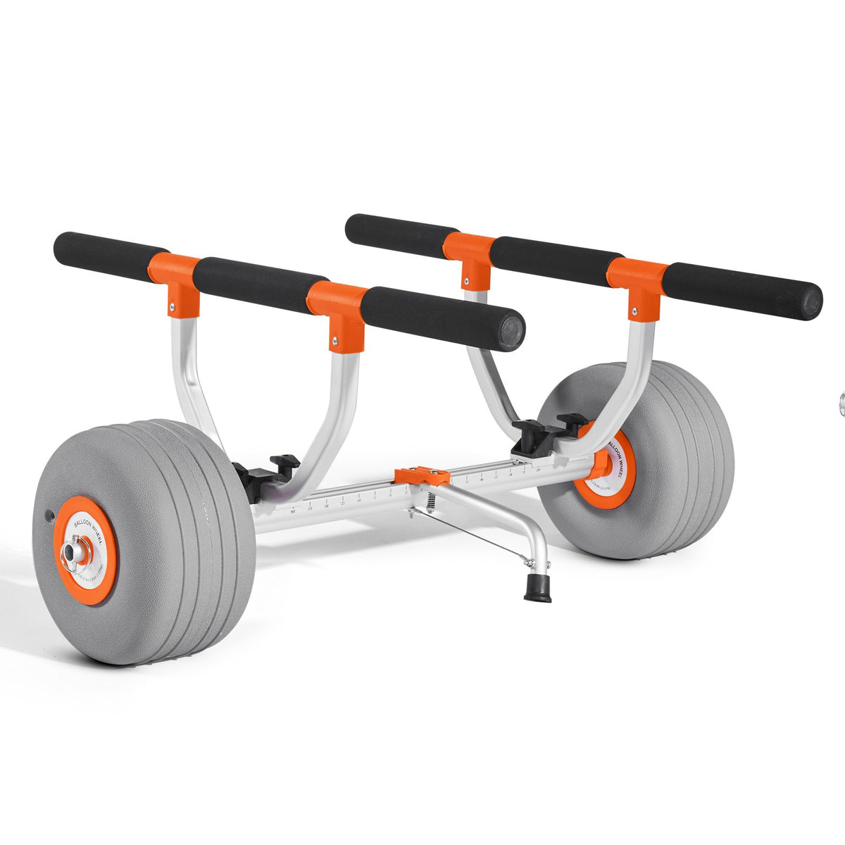 Kayak Cart, 158.8 kg Load Capacity, Kayak Trolley with 30.5 cm Inflatable PU Tires & 2 Straps, Assembles & V952-SPSPHTTC13INFQKUY001V0