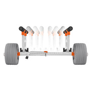 Kayak Cart, 158.8 kg Load Capacity, Kayak Trolley with 30.5 cm Inflatable PU Tires & 2 Straps, Assembles & V952-SPSPHTTC13INFQKUY001V0