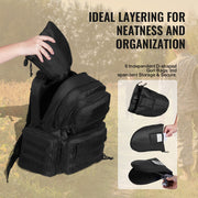 Tactical Range Backpack for 6 Pistols Gun Backpack Black V952-SQBHS422348CN4NBVV0