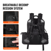 Tactical Range Backpack for 6 Pistols Gun Backpack Black V952-SQBHS422348CN4NBVV0