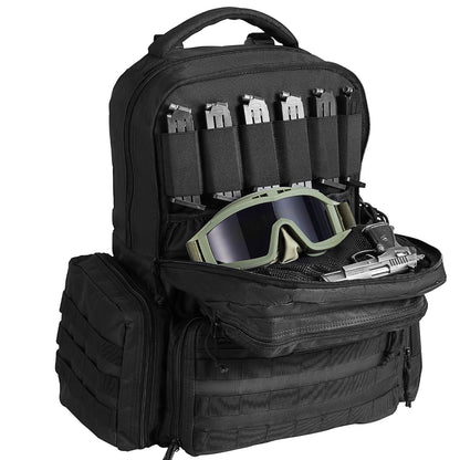 Tactical Range Backpack for 6 Pistols Gun Backpack Black V952-SQBHS422348CN4NBVV0