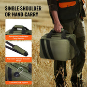 Range Bag for 2 Pistols Tactical Gun Bag 2 Built-in Pistol Bags Green V952-SQBLS332023CK4MQXV0