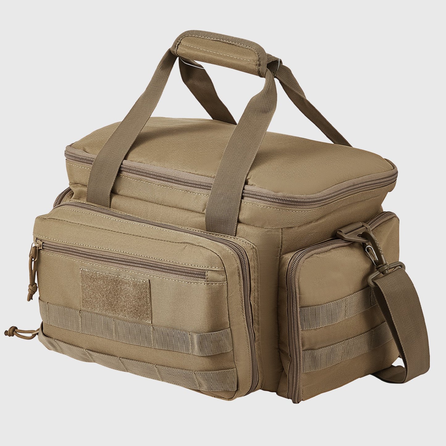 Range Bag for 4 Pistols, Tactical Gun Range Bag with 3 Detachable Baffles & 6 Magazines, Firearm Shooting V952-SQBLS362631C0I5U2V0