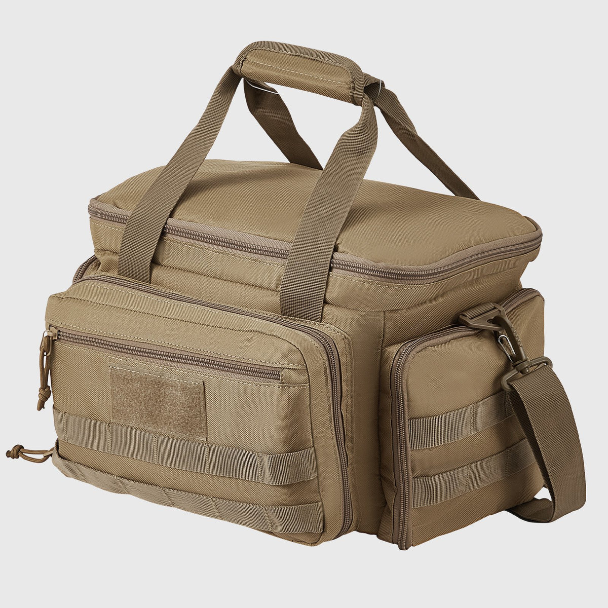 Range Bag for 4 Pistols, Tactical Gun Range Bag with 3 Detachable Baffles & 6 Magazines, Firearm Shooting V952-SQBLS362631C0I5U2V0