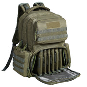 Tactical Range Backpack for 6 Pistols Gun Backpack Green V952-SQBLS422348CMM4IRV0