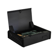 Gun Safe, Heavy Duty Handgun Safe with Fingerprint/Password/Key, 3-Way Quick Access Firearm Case Box with V952-SQBXHSKPTK00GDMH0001V0