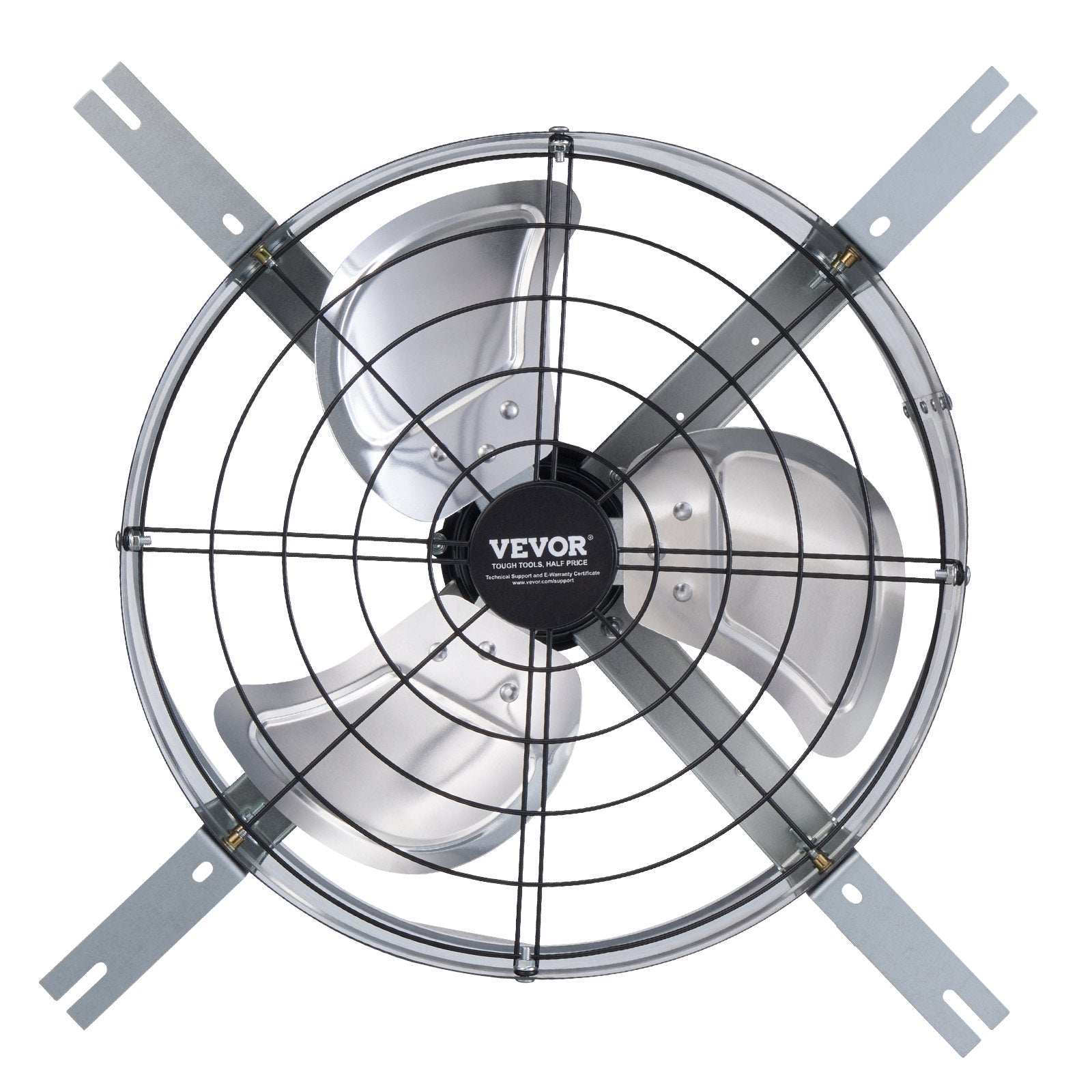 380 mm Gable Mount Fan 1300 CFM Attic Vent Fan with Adjustable Thermostat V952-SQFJ15YC1300339LIV3
