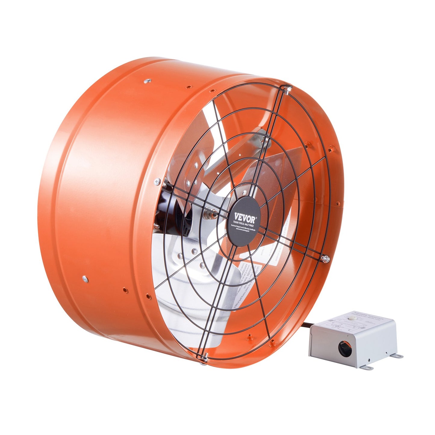 380 mm Gable Mount Fan 1650 CFM Attic Vent Fan with Adjustable Thermostat V952-SQFJ15YC16502BPXZV3