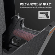 Mounted Gun Safe for Pistols Biometric Gun Safe 3 Access Ways for 1 Pistol V952-SQJCD0000000XXFXMV0