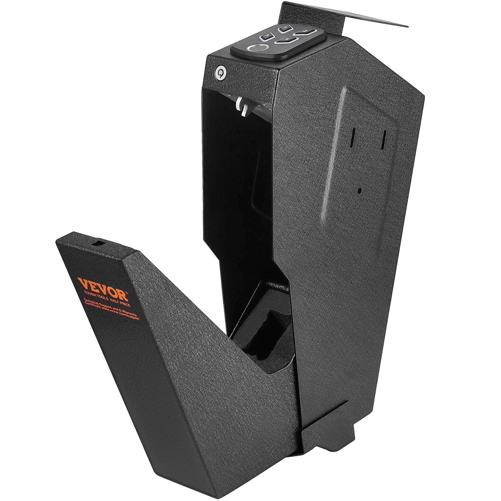 Mounted Gun Safe for Pistols Biometric Gun Safe 3 Access Ways for 1 Pistol V952-SQJCD0000000XXFXMV0