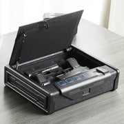 Gun Safe for Pistols Biometric Gun Safe with 3 Access Ways for 2 Pistols V952-SQJSK0000000I2P0ZV0