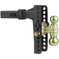 Adjustable Trailer Hitch, 203.2 mm Drop & 165.1 mm Rise Hitch Ball Mount with 50.8 mm Receiver, Solid Tube, V952-SQTQJTCB22259NAWHV0