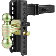 Adjustable Trailer Hitch, 203.2 mm Drop & 165.1 mm Rise Hitch Ball Mount with 50.8 mm Receiver, Solid Tube, V952-SQTQJTCB22259NAWHV0