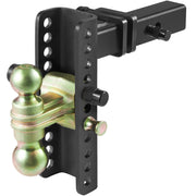 Adjustable Trailer Hitch, 203.2 mm Drop & 165.1 mm Rise Hitch Ball Mount with 50.8 mm Receiver, Solid Tube, V952-SQTQJTCB22259NAWHV0