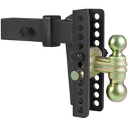 Adjustable Trailer Hitch, 203.2 mm Drop & 165.1 mm Rise Hitch Ball Mount with 63.5 mm Receiver, Solid Tube, V952-SQTQJTCB2522I0FA2V0