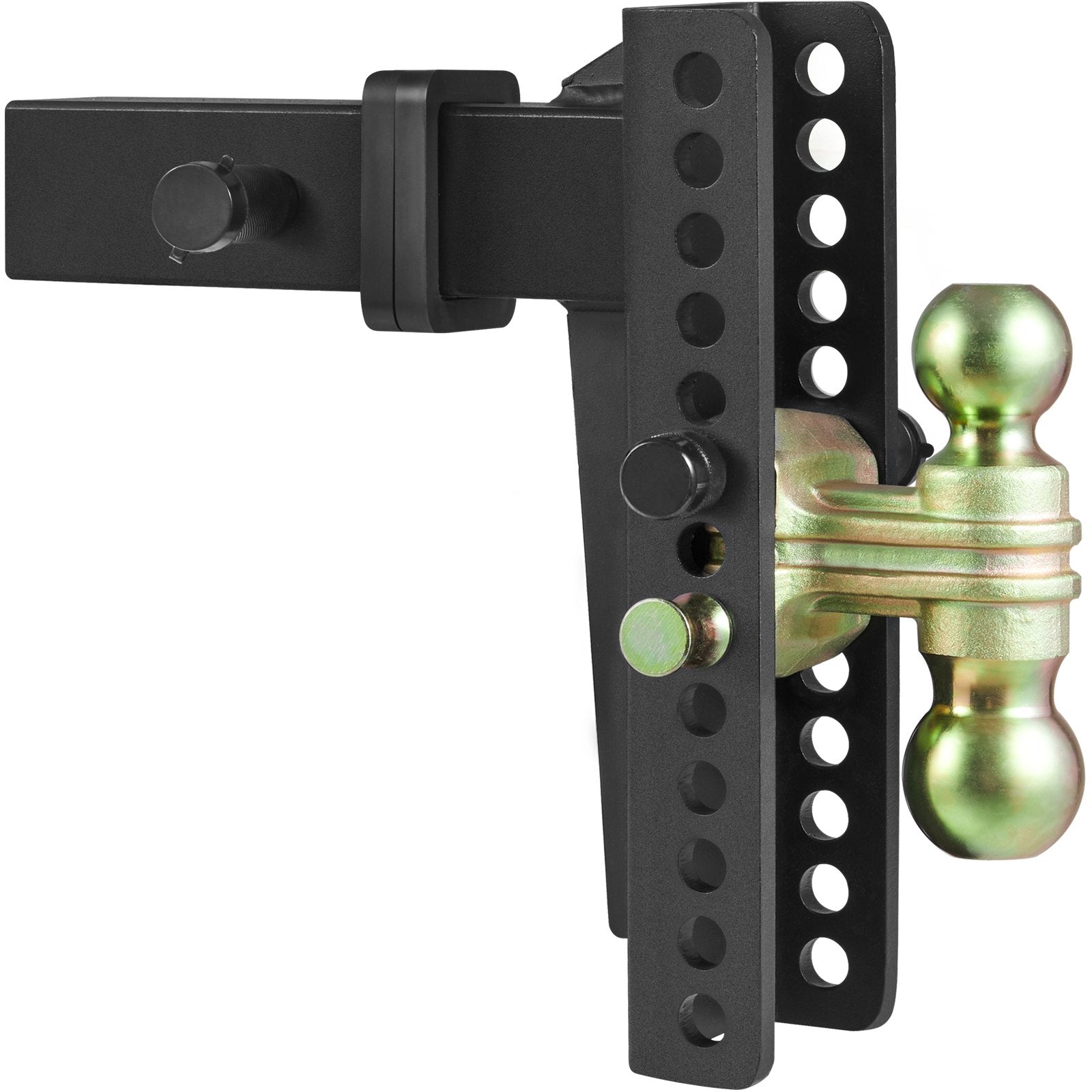 Adjustable Trailer Hitch, 25 cm Drop & 21.59 cm Rise Hitch Ball Mount with 6.35 cm Receiver Solid Tube, 6577 V952-SQTQJTCB2522KIQK5V0