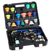 Coolant Pressure Tester Kit, 47Pcs Radiator Vacuum Refill Kit with 3 Metal Adapters, Universal Fit, V952-SRQYLCSHLQYTWMIWW001V0