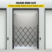 Single Folding Security Gate Folding Door Gate 48"H x 66"W Scissor Gate V952-SSFDMDM1.66X1.22MV0