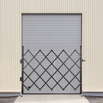 Single Folding Security Gate Folding Door Gate 48"H x 66"W Scissor Gate V952-SSFDMDM1.66X1.22MV0