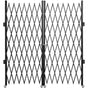 Double Folding Security Gate Folding Door Gate 5.1' H x 10.2' W Scissor Gate V952-SSFDMSM1.5X3M0001V0