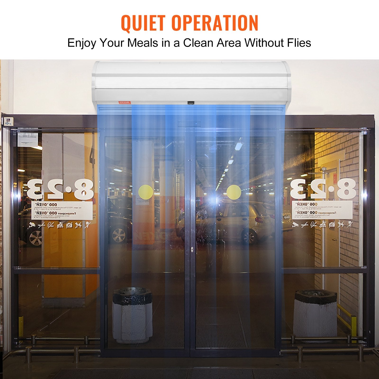 0.9m Commercial Indoor Air Curtain Super Power 2 Speeds 1528m3/h, UL Certified Wall Mounted Air Curtains for V952-SSFMJ36YCLXSL4IF0V3