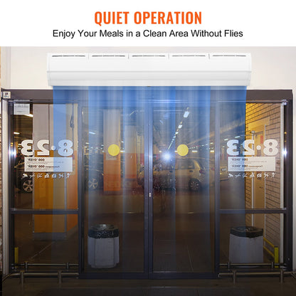 1.5m Commercial Indoor Air Curtain Super Power 2 Speeds 2547m3/h, UL Certified Wall Mounted Air Curtains for V952-SSFMJ60YCLXSS79SQV3