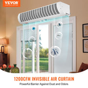 0.9m Commercial Indoor Air Curtain Super Power 2 Speeds 2038m3/h, UL Certified Wall Mounted Air Curtains for V952-SSFMJGLS36YCE0AT4V3