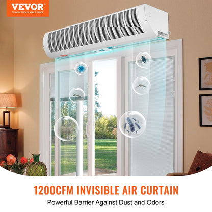 0.9m Commercial Indoor Air Curtain Super Power 2 Speeds 2038m3/h, UL Certified Wall Mounted Air Curtains for V952-SSFMJGLS36YCE0AT4V3