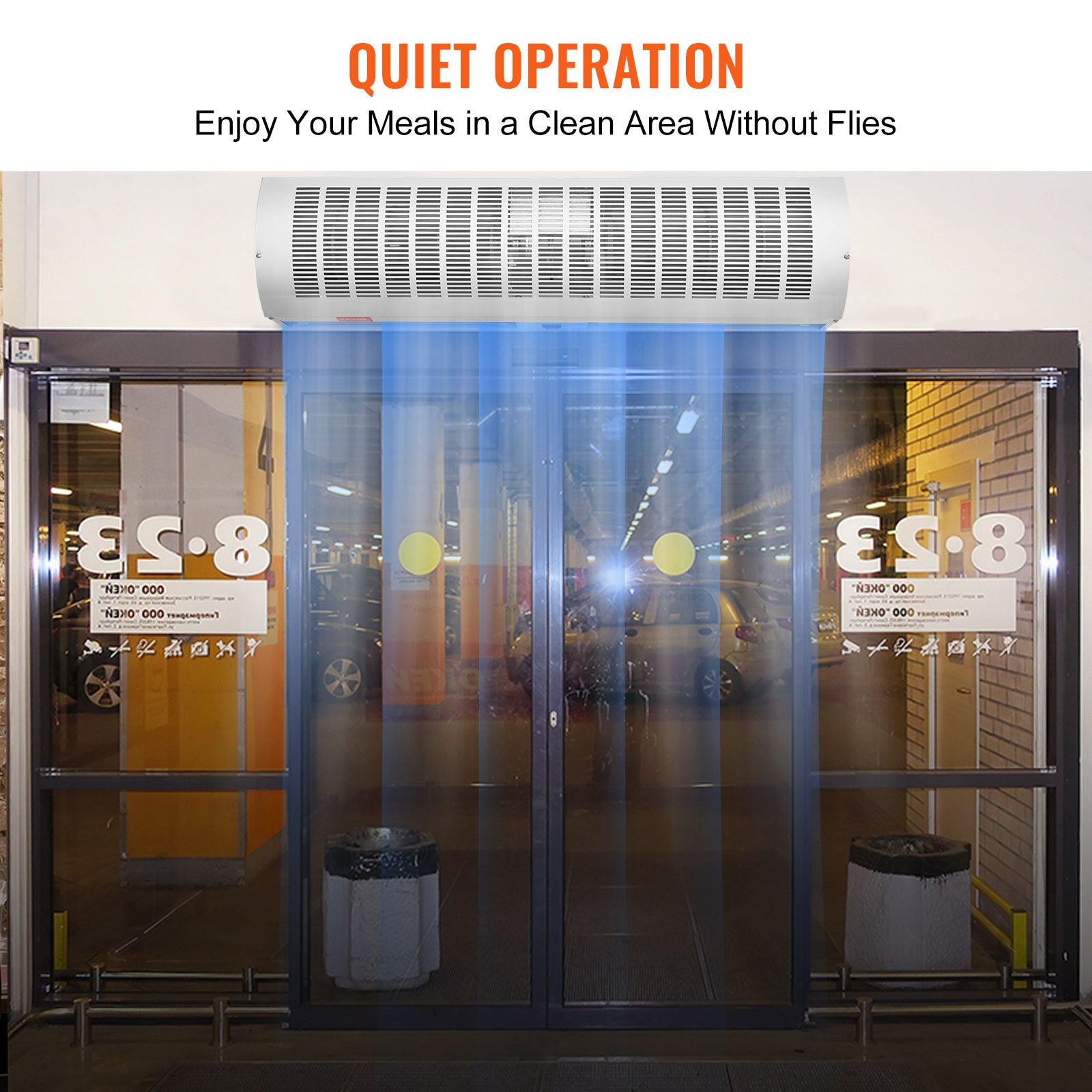 0.9m Commercial Indoor Air Curtain Super Power 2 Speeds 2038m3/h, UL Certified Wall Mounted Air Curtains for V952-SSFMJGLS36YCE0AT4V3