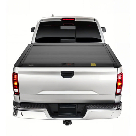 Retractable Tonneau Cover, 5.5 ft Hard Retractable Tonneau Cover with Built-in Drainage Pipe for 2021-2024 V952-SSHBXGZDKFORIB2N2V0