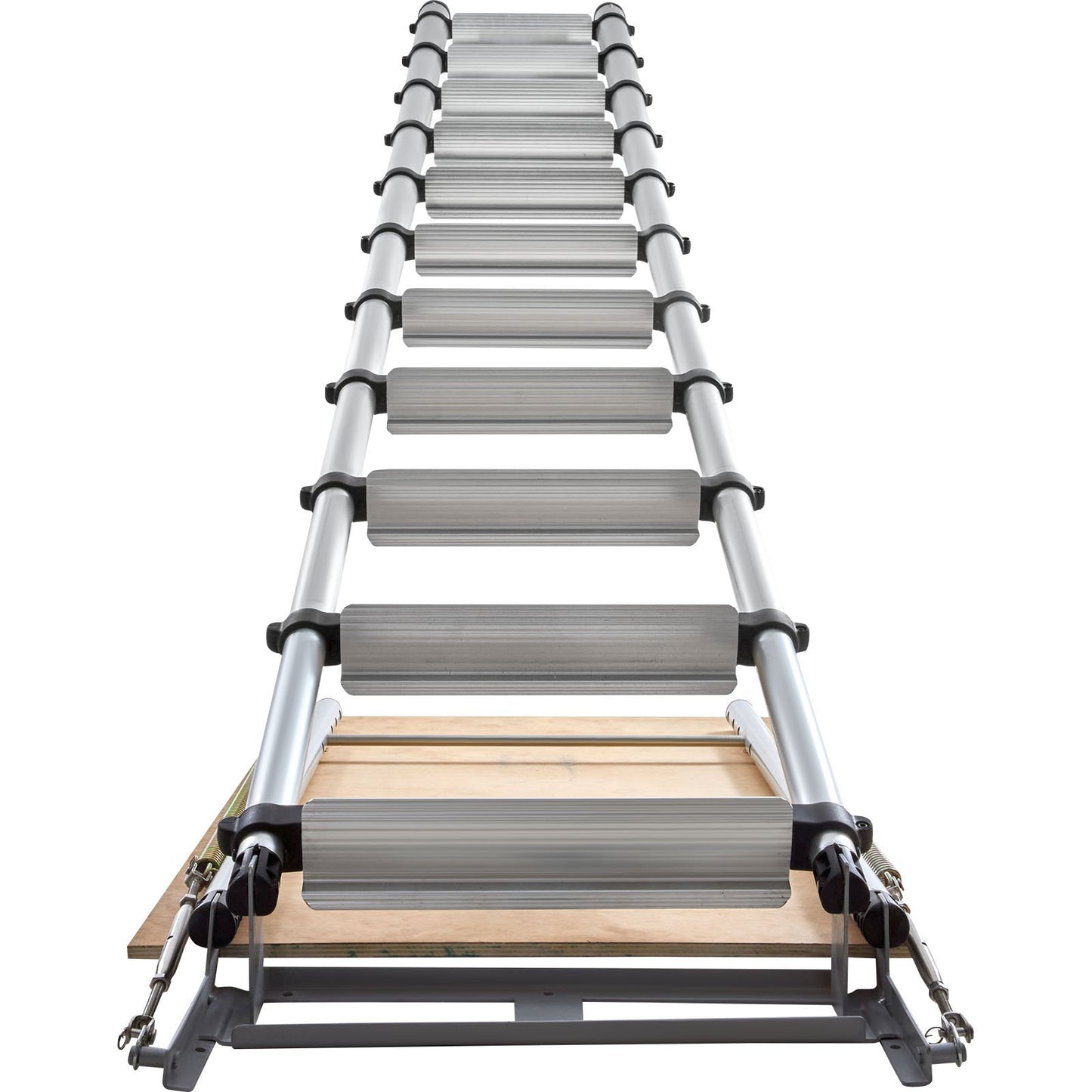 Attic Ladder Telescoping, 158.76kg Capacity, 100cm x 59.94cm,Multi-Purpose Aluminium Extension, Lightweight V952-SSKKSGLTLHJ3RSMJGV0