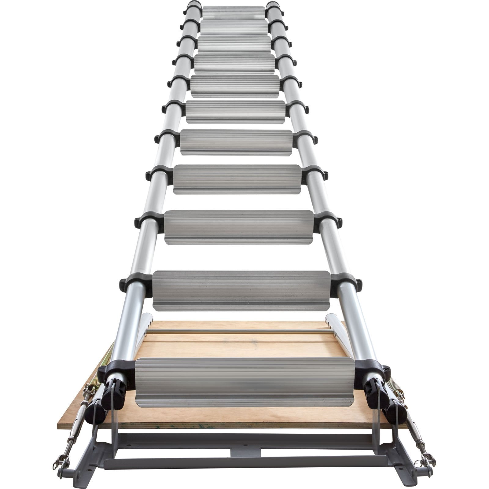 Attic Ladder Telescoping, 158.76kg Capacity, 100cm x 59.94cm,Multi-Purpose Aluminium Extension, Lightweight V952-SSKKSGLTLHJ3RSMJGV0