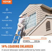 Telescoping Ladder Aluminum Extension Step 3.2 m Multi-purpose Portable V952-SSLTN105170KGVQGIV0